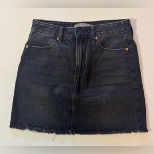 Just USA black denim Mini Skirt